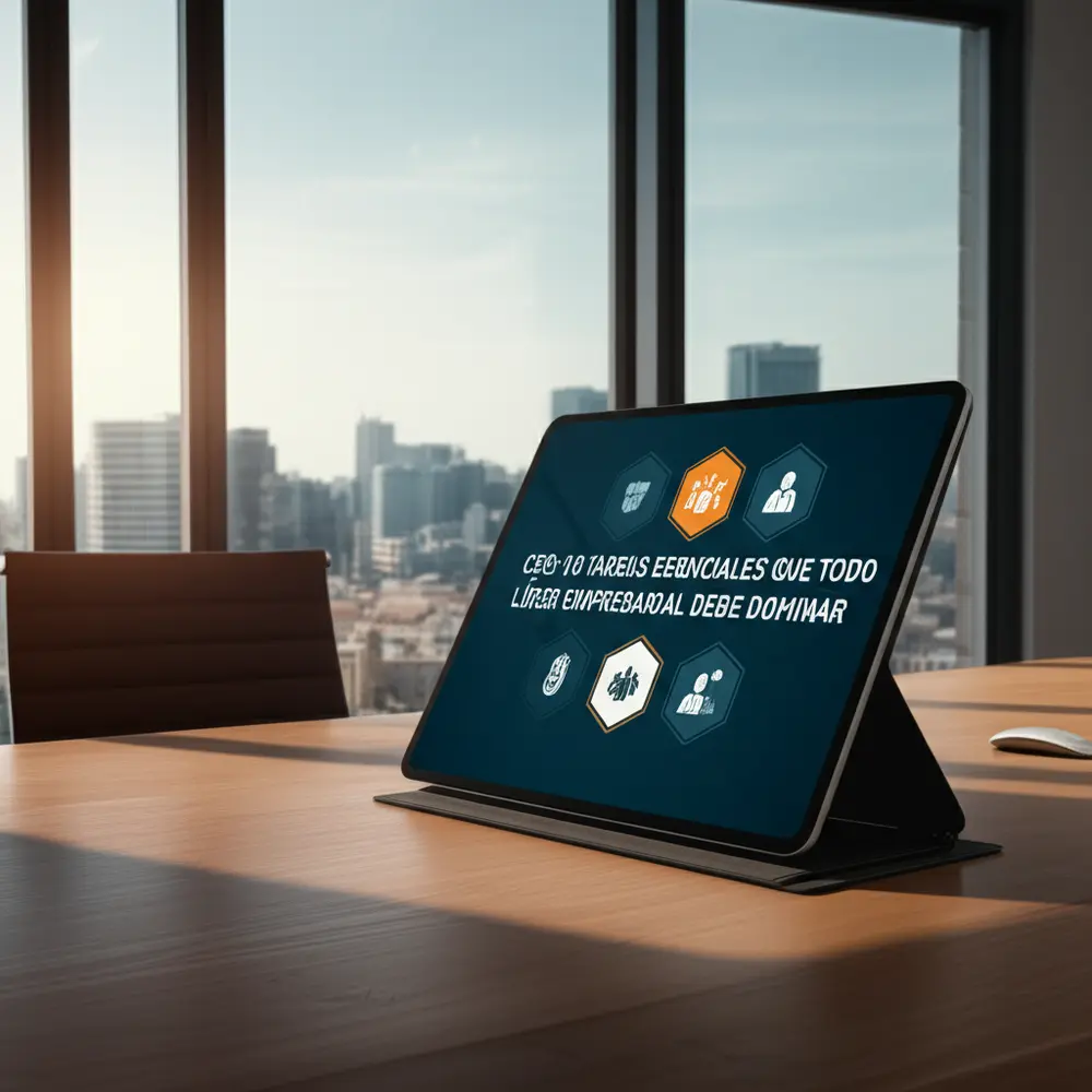 CEO: 10 Tareas Esenciales que Todo Líder Empresarial Debe Dominar