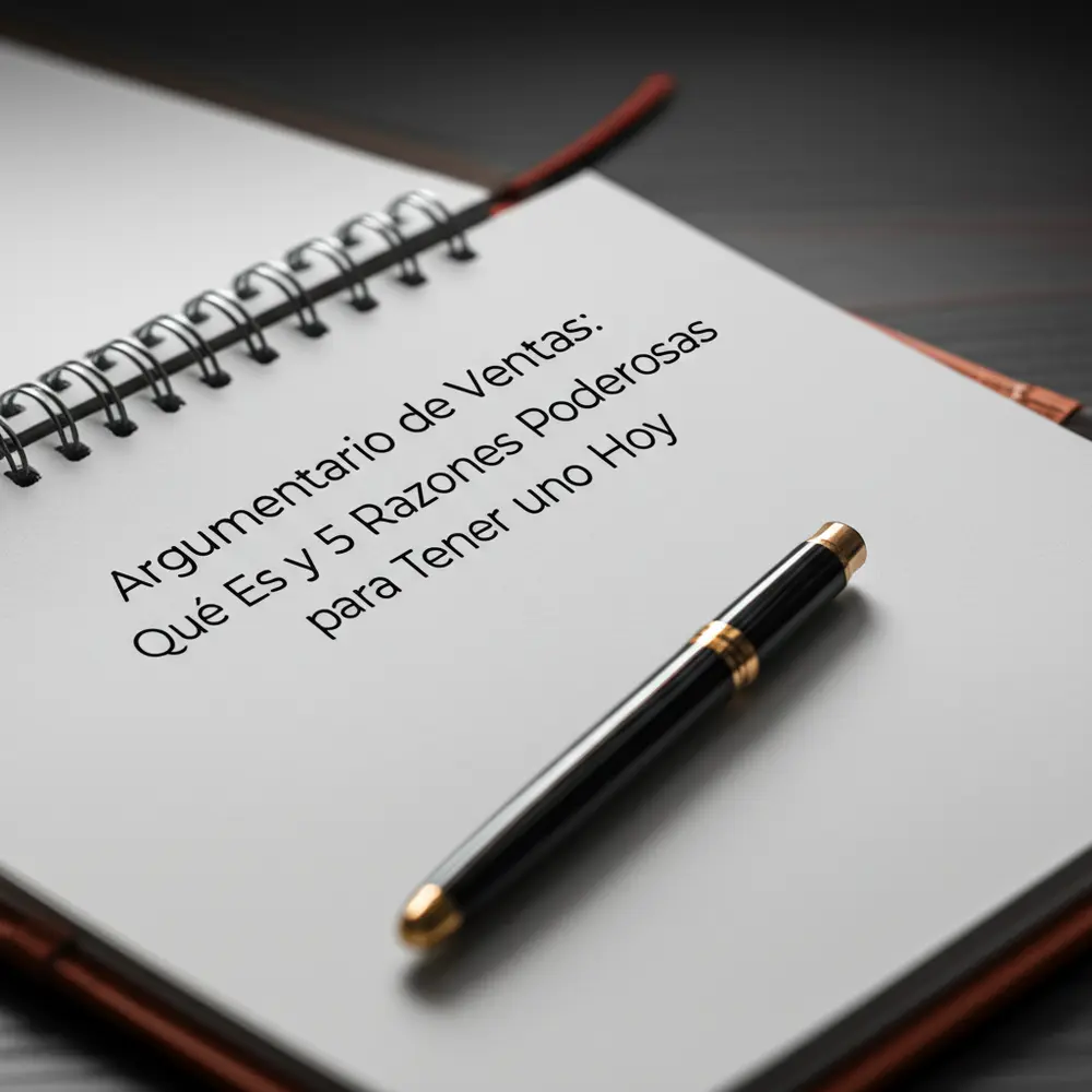 Argumentario de Ventas: Qué Es y 5 Razones Poderosas para Tener uno Hoy