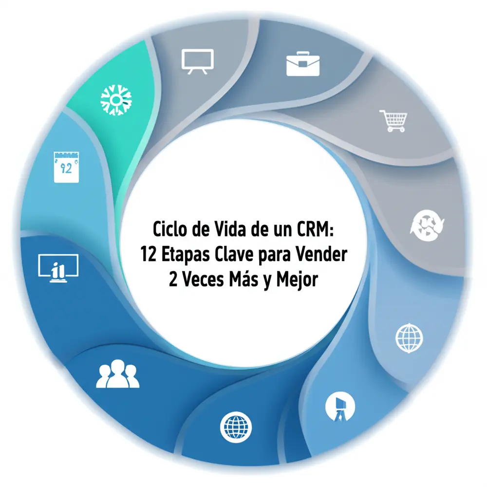 Ciclo de Vida de un CRM: 12 Etapas Clave para Vender 2 Veces Más y Mejor