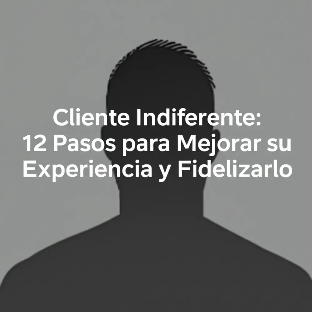 Cliente Indiferente: 12 Pasos para Mejorar su Experiencia y Fidelizarlo