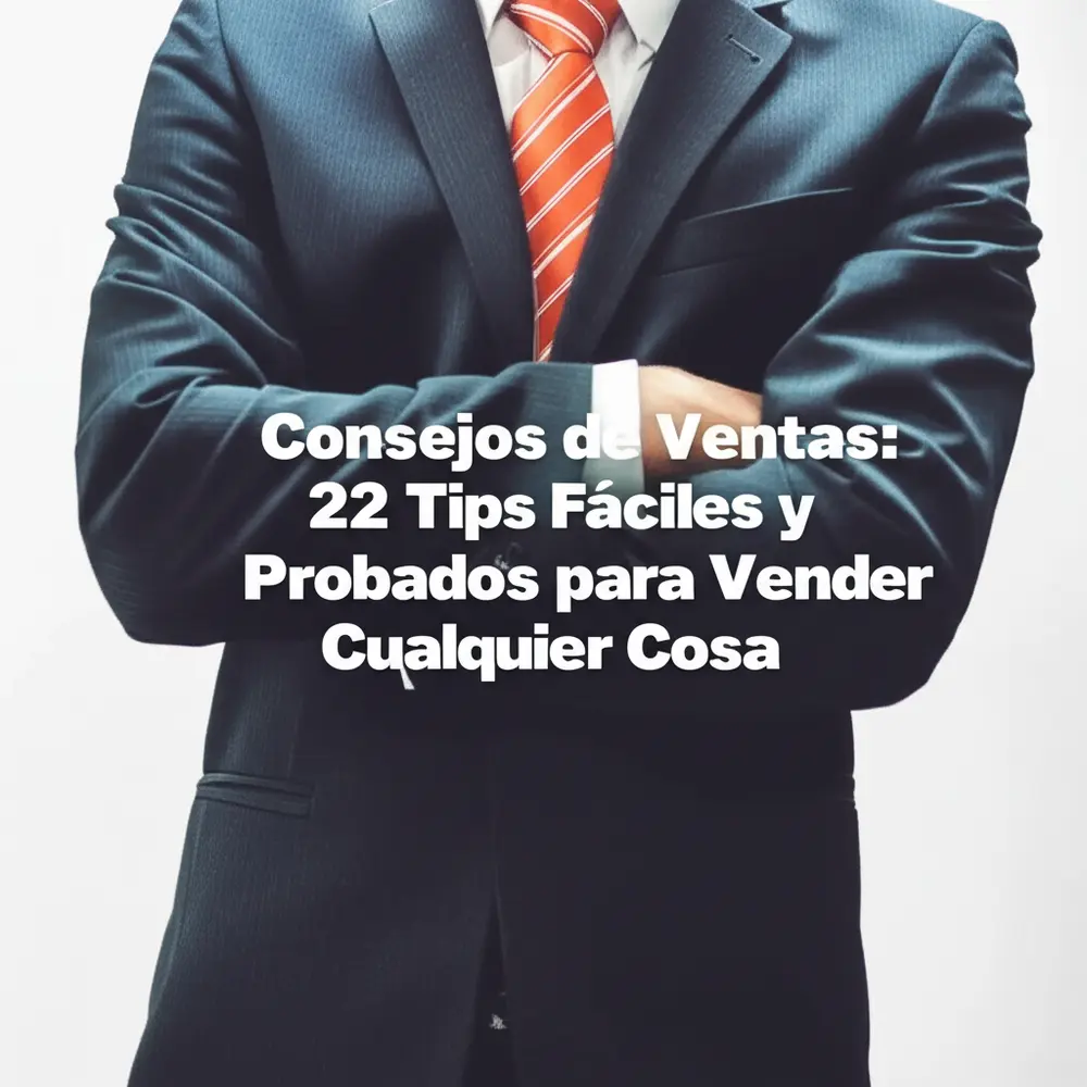 Consejos de Ventas: 22 Tips Fáciles y Probados para Vender Cualquier Cosa