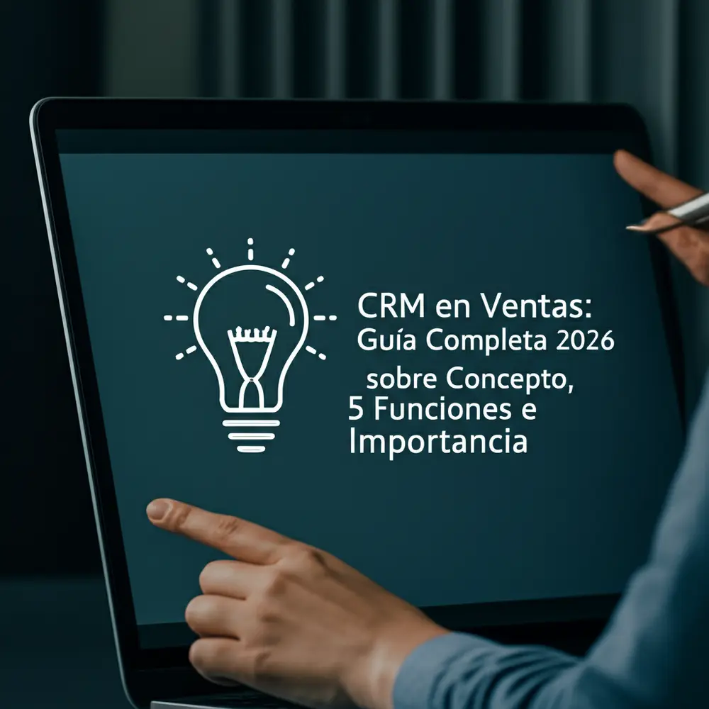 CRM en Ventas: Guía Completa 2026 sobre Concepto, 5 Funciones e Importancia