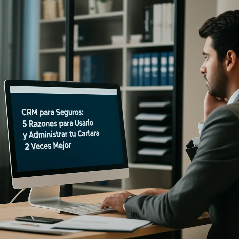 CRM para Seguros: 5 Razones para Usarlo y Administrar tu Cartera 2 Veces Mejor