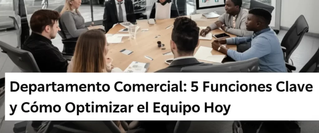 Departamento Comercial: 5 Funciones Clave y Cómo Optimizar el Equipo Hoy