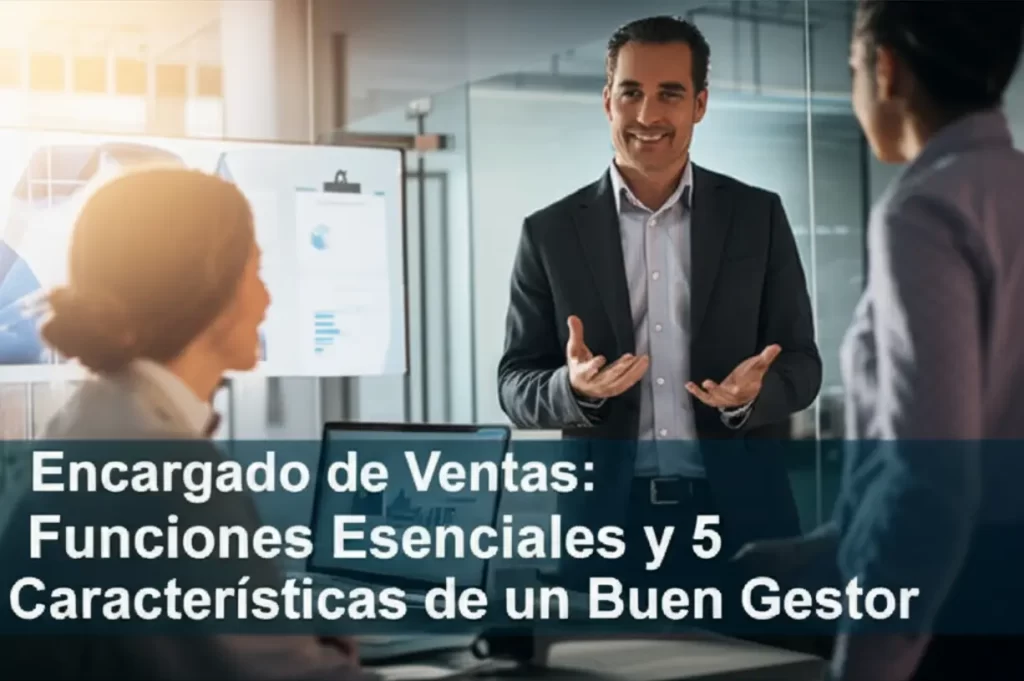 Encargado de Ventas: Funciones Esenciales y 5 Características de un Buen Gestor