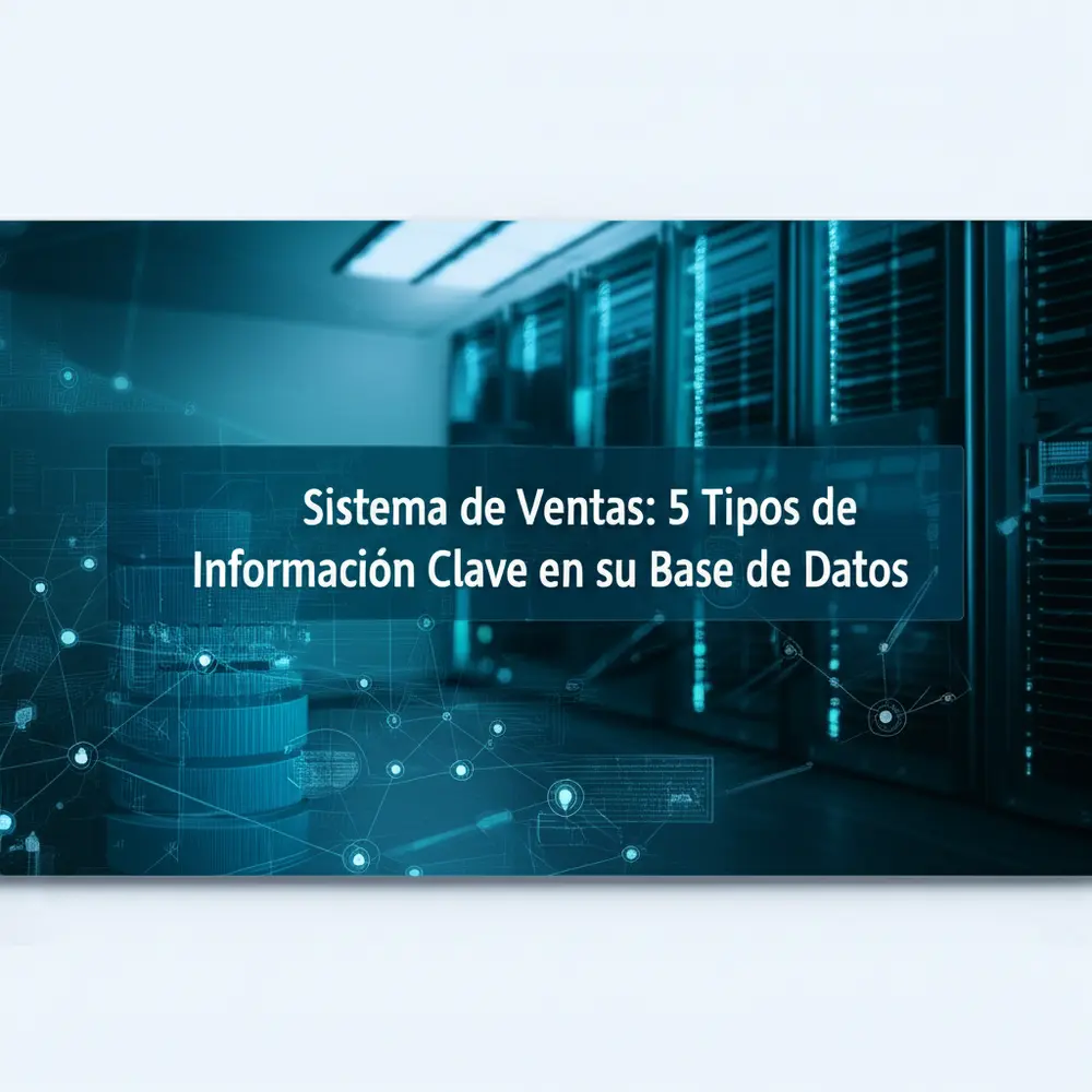 Sistema de Ventas: 5 Tipos de Información Clave en su Base de Datos